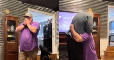 Sweet, Tearful Reunion Between Father and Son After Years Apart 