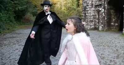 Daddy-Daughter Duet To “Phantom Of The Opera” Classic