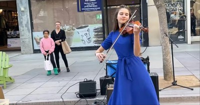 Teenage Violinist’s Beautiful Cover Of ‘Oh, Pretty Woman’ By Roy Orbison