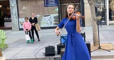Teenage Violinist’s Beautiful Cover Of ‘Oh, Pretty Woman’ By Roy Orbison 