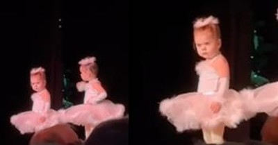 Little Girl Hilariously Does Not Mask Her Feelings During Dance Recital 
