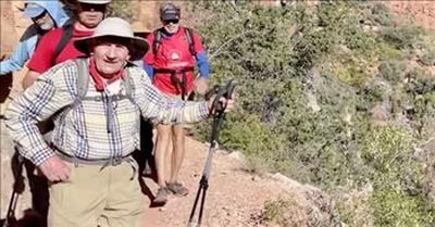 92-Year-Old Is Oldest Person To Hike the Grand Canyon 