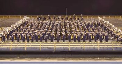 College Marching Band Performs ‘Praise’ By Elevation Worship 