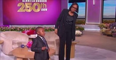 Precious Young Man Prays For Jennifer Hudson To Find A Husband 