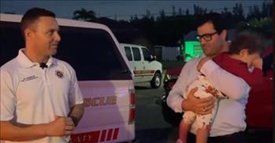 Heroic Firefighter’s Quick Actions Saves Neighbor’s Child 