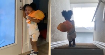 Adorable Child Hilariously Makes Decision To Leave Home After Mother’s Simple Command