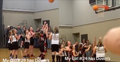 Entire Gym Erupts In Cheers After Child With Down Syndrome Scores A Basket 