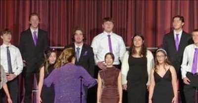 Choir Of Young People Serenades Audience with Soulful 'Come Fly With Me' Performance 