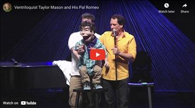 Ventriloquist Taylor Mason and His Pal Romeo 