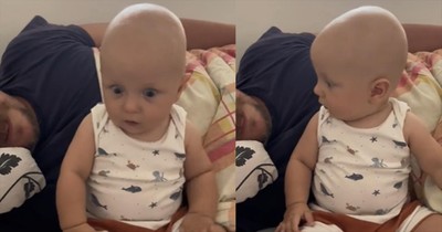 Child's Response To Dad's Snoring Is Pure Comedy Gold