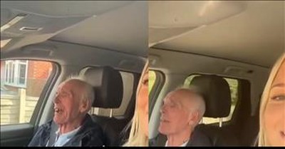 Grandfather With Dementia Lights Up And Sings Along To John Denver Classic 