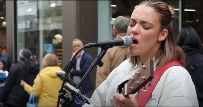 Busker's Soul-Stirring Rendition Of 'I Want To Know What Love Is' By Foreigner