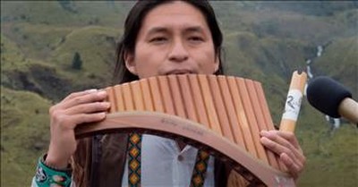 Man's Enchanting Pan Flute Rendition Of 'Colors Of The Wind' From Pocahontas 