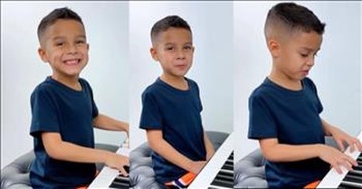 6-Year-Old Wows With Magical Disney Piano Performance 