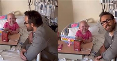 Ryan Reynolds Has Sweetest Conversation With Child During Hospital Visit 