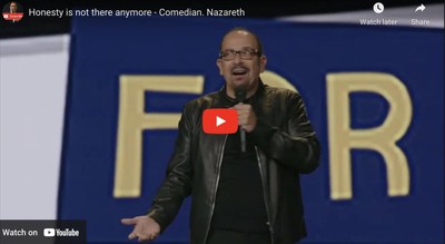 Honesty is not there anymore - Comedian. Nazareth