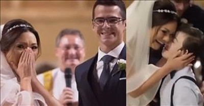 Groom Surprises Bride By Including Her Students With Down Syndrome In Their Wedding Ceremony 