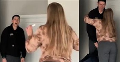Husband's Emotional Reaction as Wife Reveals Pregnancy Will Melt Your Heart 