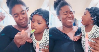 Adorable Baby's Hysterical Response to Trying New Veggie
