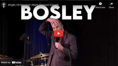 Alright, I'm listening! | Marty Simpson Comedy
