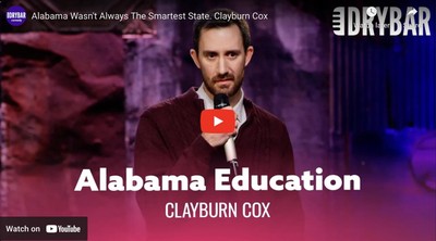 Alabama Wasn't Always The Smartest State. Clayburn Cox