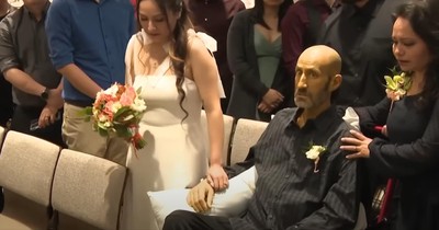Father Battling Stage 4 Cancer Accompanies Daughter Down the Aisle