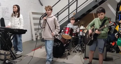 Kids' Amazing Rendition of 'Here Comes The Sun' by The Beatles
