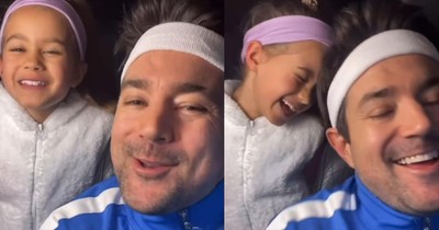 Dad and Daughter's Hysterical 'Born To Be Alive' Lip-Sync Performance