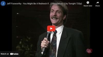 Jeff Foxworthy - You Might Be A Redneck If...(1993)(Music City Tonight 720p)