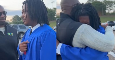 Dad’s Beautiful Words and Surprise Graduation Gift Brings His Son to Tears