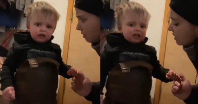 Toddler’s Priceless Reaction to Wintry Weather Will Have You in Stitches