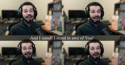Beautiful A Cappella Rendition of ‘I Stand In Awe of You’