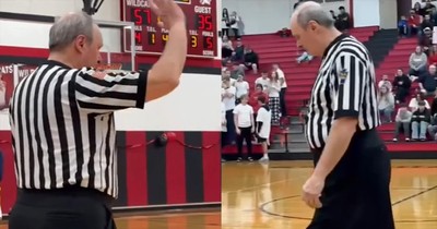 Referee’s Sweet and Emotional Reaction to Mid-Game Thank You