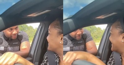 Police Officer’s Heartwarming Reason for Pulling Over His Wife