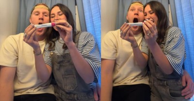 Heartwarming Moment a Husband Learns He’s Going to Be a Dad
