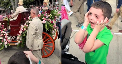 8-Year-Old Loses His Mind When He Sees Dolly Parton