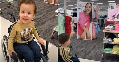 Child in Wheelchair Lights Up After Seeing Ad Featuring Someone Like Him