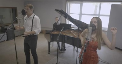 Father-Daughter Duo Dazzles with Frank Sinatra’s ‘Fly Me to the Moon’