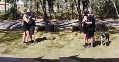 Husband and Wife Pause Yard Work for a Tender Moment That’ll Melt Your Heart