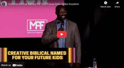 Creative Biblical Names For Your Future Kids | Mike Goodwin
