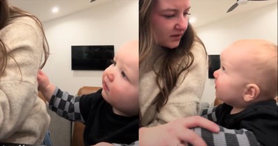 Toddler’s Sweet Response to Mom’s Tears Is Pure Love