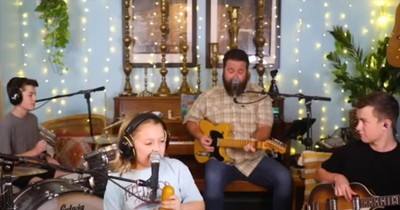 Family Band Stuns with Rocking 'Gimme Shelter' Performance