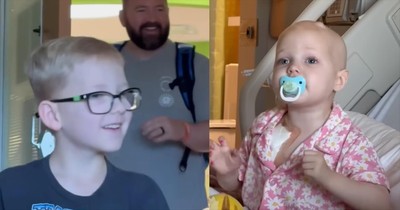 Child Battling Cancer Sees Her Brother Again — and Her Heartfelt Reaction Is Pure Love