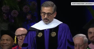 Steve Carell Delivers Laughs and Dance Moves During Unforgettable Commencement Speech