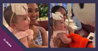 Baby’s Adorable Reaction to Meeting Beloved Disney Character Melts Hearts