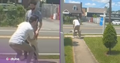Husband Finds the Sweetest Way to Bond with a Dog