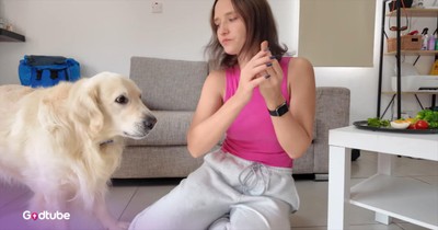 Dog Shocks Everyone by Eagerly Eating This Unexpected Food