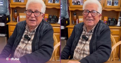 Elderly Man’s Unexpected Brushing Routine Has Everyone Cracking Up