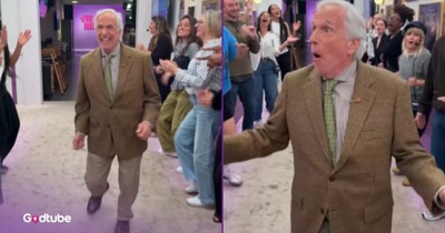 Henry Winkler Busts Out Some Impressive Dance Moves