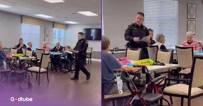 Officer Busting Up Seniors' Bingo Game is Funniest Thing You''ll See Today